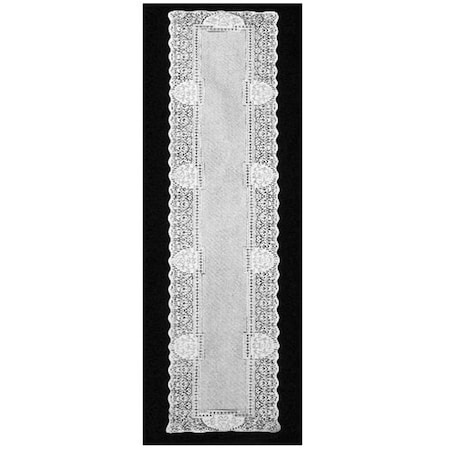 Heritage Lace Canterbury Classic 14 x 72 in. Runner - White CC-1472W